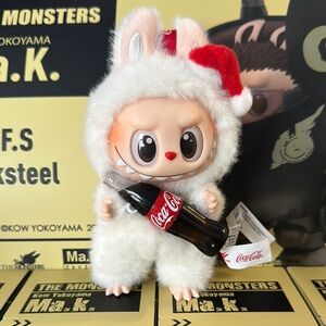 Coca Cola Collectible Plush Doll with Red Hat